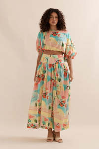 CAITLIN CRISP - COASTLINE SKIRT AND CAPRI CROP - 8