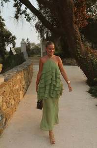 Race Wear: THIRD FORM - GAIA TIERED MAXI JUNIPER - 10