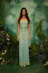 21st: FAIT PAR FOUTCH - ELIZABETH DRESS - MALACHITE