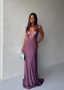 Baby Bump: ANCE GRIA - ROSA GOWN MAUVE - M