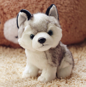Simulation Husky Plush - Treasure Trip