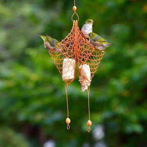 Products: Double Drop - Tree Earrings bird feeders by Sisterhouse
