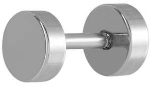 Titanium High Polish Internally Threaded Jewelled Fancy Banana Bar with Jewelled&hellip;