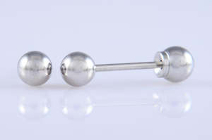 **At Home Piercing Cartridge** HP Titanium 3mm Ball, 9mm Post with Ballnut Backi&hellip;