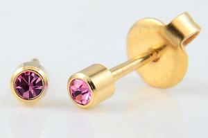 **At Home Piercing Cartridge** Gold 2mm, Rose (1 pair) - 22-210