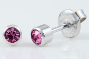 **At Home Piercing Cartridge** Surgical Steel 3mm, Rose (1 pair) - 21-310