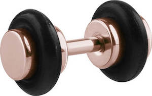 SS316L Triple Heart Jewelled Fancy Banana Bar - 531