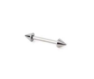 Surgical Steel Barbell with Spikes 16 Gauge - BRBBSN
