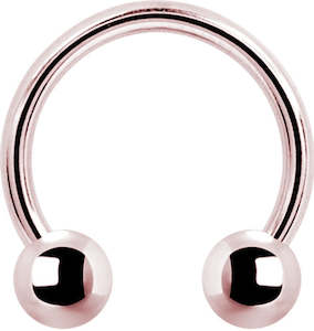 Rose Gold Circular Barbell 16 Gauge - RGBCBN