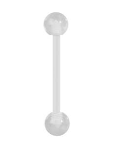 Retainers: 14 Gauge Bioplast Barbell with Balls - FURB