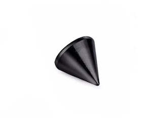Spare Parts: Black Threaded Spike 16 Gauge - BK-ST-CONE