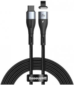Cables Chargers: Baseus Magnetic Fast Charging USB-C to Lightning 20W Cable