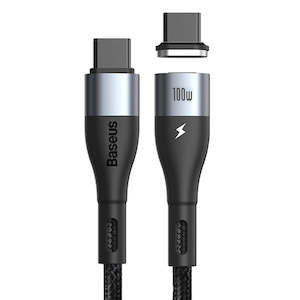 Cables Chargers: Baseus Magnetic Ultra Fast Charging Type-C to Type-C 100W Cable