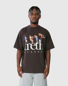Treth Mens: Sportsmanship Tee - Almond Brown