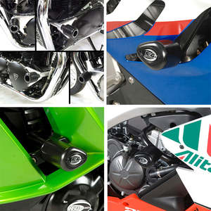 Aprilia 1200 Caponord 2019: Crash Protector Aprilia Dorsoduro 750/1200 Aero R&G (CP0221BL)