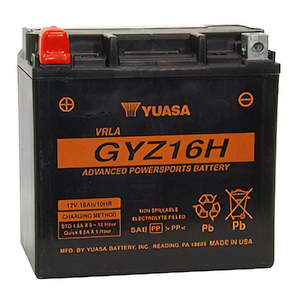 Aprilia Etv 1000 Caponord 2014: GYZ16-H Non-DG Factory Sealed Battery Made in USA Yuasa ^ (EGYZ16H)