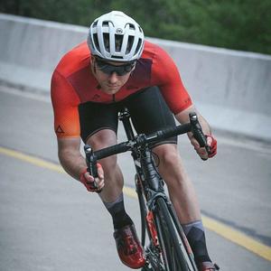 Monton Cycling Kit: Monton Mens Short Sleeve Cycling Jersey FIRE (Co Branded with SKULL)
