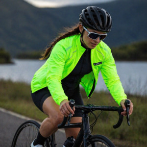 Womens Cycling Clothing: Tineli Fluro Jacket - Unisex