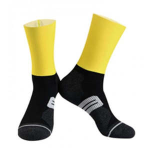 Cycling Socks: Monton Aero Skull Cycling Socks — Monday Yellow
