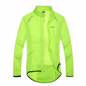 Santic Men's Fluro Cycling Wind Jacket