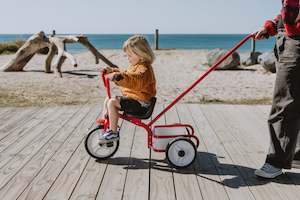 Frontpage: Red Tuff Trike - With Push Bar