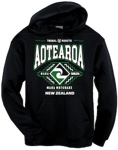 Aotearoa Mana Hoodie Tribal Roots Aotearoa