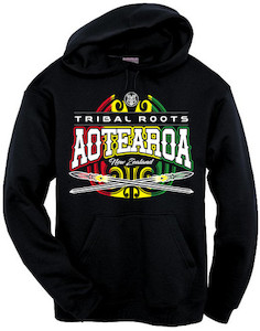 Aotearoa Rasta Hoodie Tribal Roots Aotearoa
