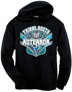 Products: Aotearoa Lg Hoodie Tribal Roots Aotearoa