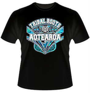 Products: AOTEAROA LG T-SHIRT TRIBAL ROOTS Urban & Custom wear