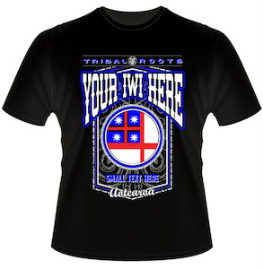 Products: Custom Ut Tee Xs - 13xl Tribal Roots Aotearoa