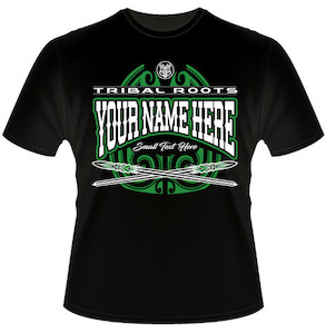 Products: Custom Name Tee Xs - 13xl Tribal Roots Aotearoa