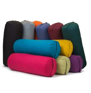 Yoga Bolsters: Round Bolster - Organic Cotton