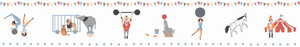 Products: 7500-3 BORDER CIRCUS Trimtex