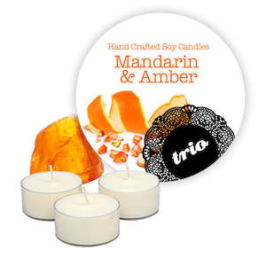 Tealight: Mandarin & Amber Tealights 3 Pack