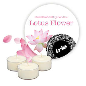 Tealight: Lotus Flower Tealights 3 Pack