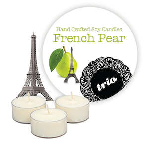 Tealight: French Pear Tealights 3 Pack