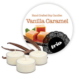 Melts Tealights: Vanilla Caramel Tealights 3 Pack