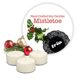 Melts Tealights: Mistletoe Tealights 3 Pack