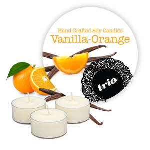 Melts Tealights: Vanilla Orange Tealights 3 Pack