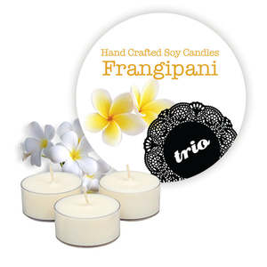 Melts Tealights: Frangipani Tealights 3 Pack