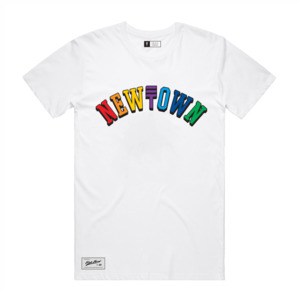 Newtown: Newtown Multi T-Shirt - White