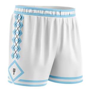 Shorts: Carolina Basketball Shorts - White