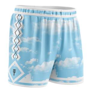 Kids Shorts: Kids Carolina Sky Shorts - Baby Blue