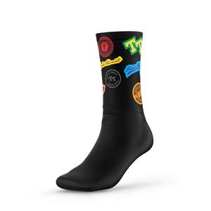 Basketball Socks Logo - Black