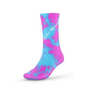 Basketball Socks Tie Dye - Pink/Blue