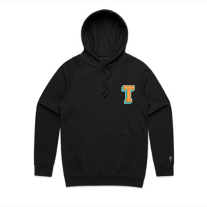 Kids Chenille T Hoodie - Black