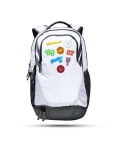 Backpacks: Logo Backpack - White