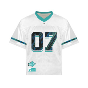 New Arrivals Basketball Apparel: Football Jersey - White
