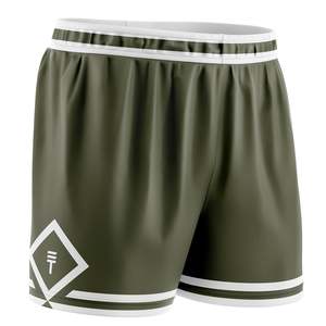 Diamond Basketball Shorts - Army Green