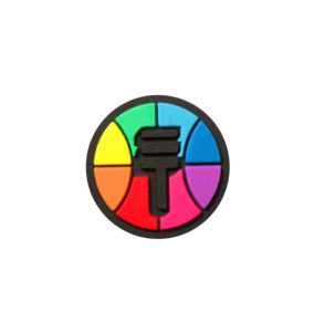 Shoe Accessories: T ball Shoe Charm - Multicolour